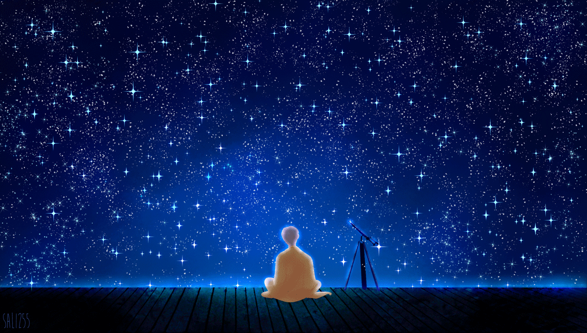 Shooting stars in galaxy